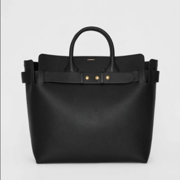 Burberry Handbags - BURBERRY The Large Leather Triple Stud Belt Bag In Black